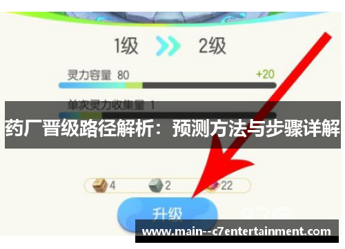 药厂晋级路径解析:预测方法与步骤详解 药厂晋级路径解析:预测方法与步骤详解